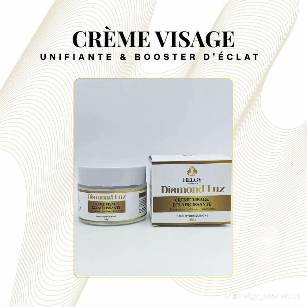 Crème de visage Éclaircissante et anti taches Diamond LUx
