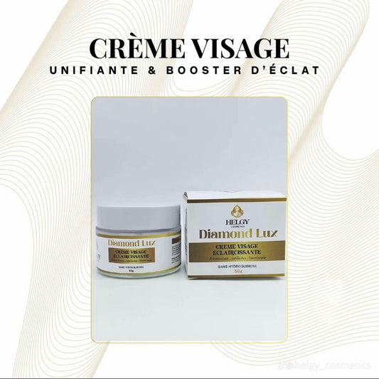 Crème de visage Éclaircissante et anti taches Diamond LUx